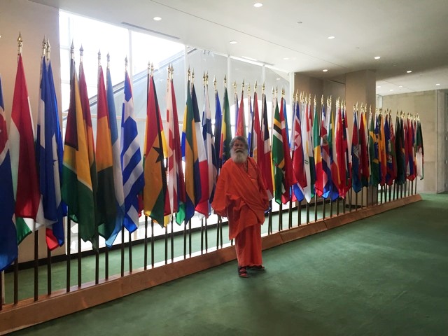 Vishwaguruji at the UN June 2015